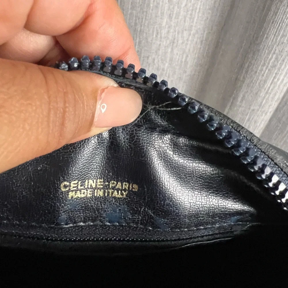 Celine Navy and White Mini Crossbody Bag - Picture 10 of 13